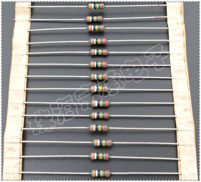 VISHAY 3.9M MRS25 1/4W 0.25W 3M9 六环 1% 金属膜电阻