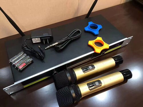 雅马哈 YM848无线话筒一拖二家用会议室舞台ktv专业麦克风u段调频 - 封面