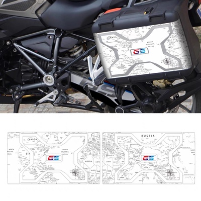 适用于宝马 水鸟 R1200GS R1250GS 原厂塑料三箱边箱尾箱贴纸贴花