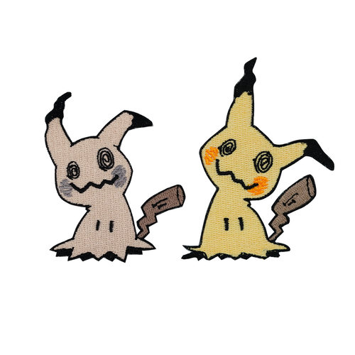 精灵宝可梦迷你动漫卡通刺绣背胶