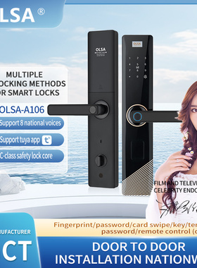 ONOSSA A106 Smart Lock: Fingerprint, Code & Card Keyless