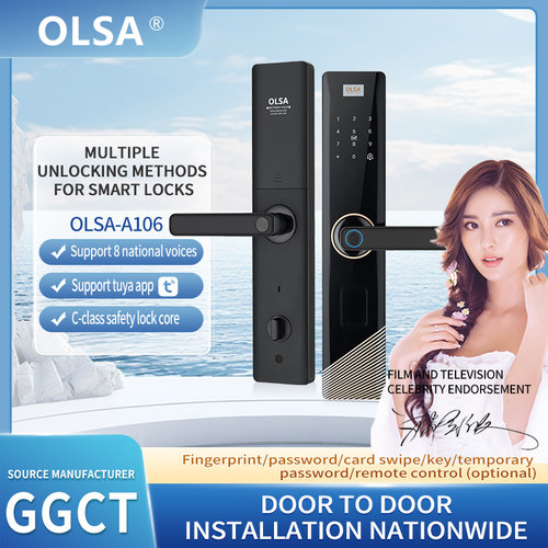 ONOSSA A106 Smart Lock: Fingerprint, Code & Card Keyless