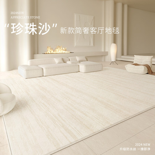 防水客厅卧室地毯仿羊绒