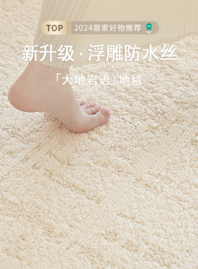 地毯客厅2026新款硅藻丝防水防污轻奢高级茶几沙发毯免洗可擦地垫