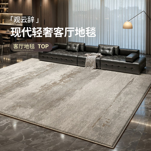 地毯客厅意式极简轻奢高级感免洗