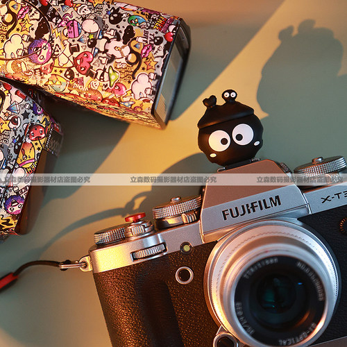 小煤球碳精灵热靴盖单反微单R50 R100 R8 XT5 XT50 Z30相机配件