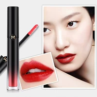 Thối cà chua màu đen ống môi men nhuộm môi lỏng anh đào không thấm nước kéo dài giữ ẩm màu đỏ cam không bóng môi - Son bóng / Liquid Rouge 	son bóng dưỡng môi estee lauder	