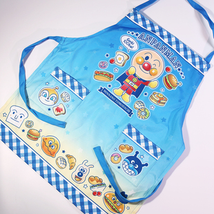 工厂外贸尾货日本儿童围裙防水防油防污厨房家用做饭围兜儿童围裙