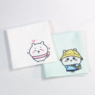 来图定制手帕印刷照片手绢图案logo打印小批量刺绣二次元宠物