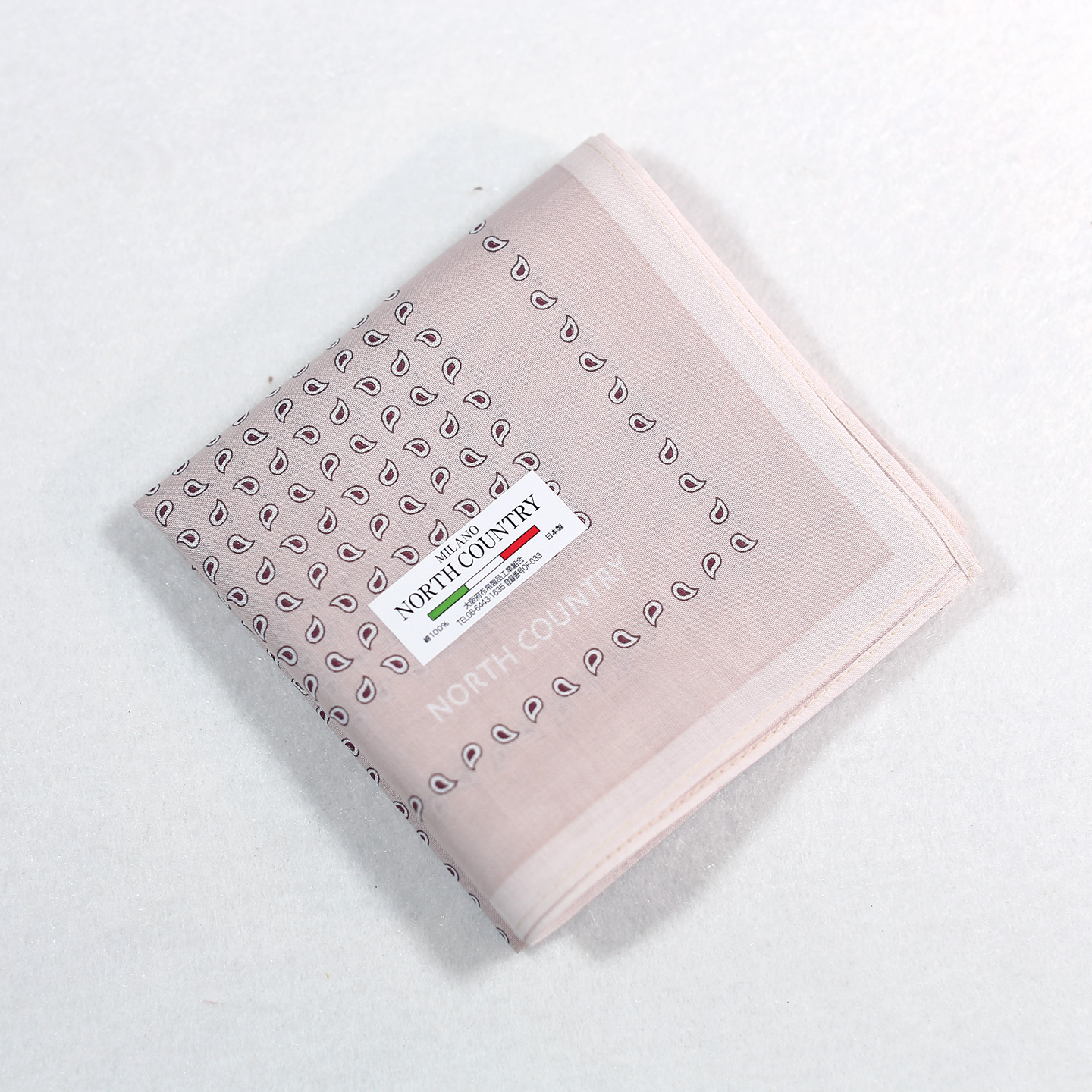 日本制 大手帕手绢 简洁纯棉 男士用 薄款超软 商务手帕 小方格