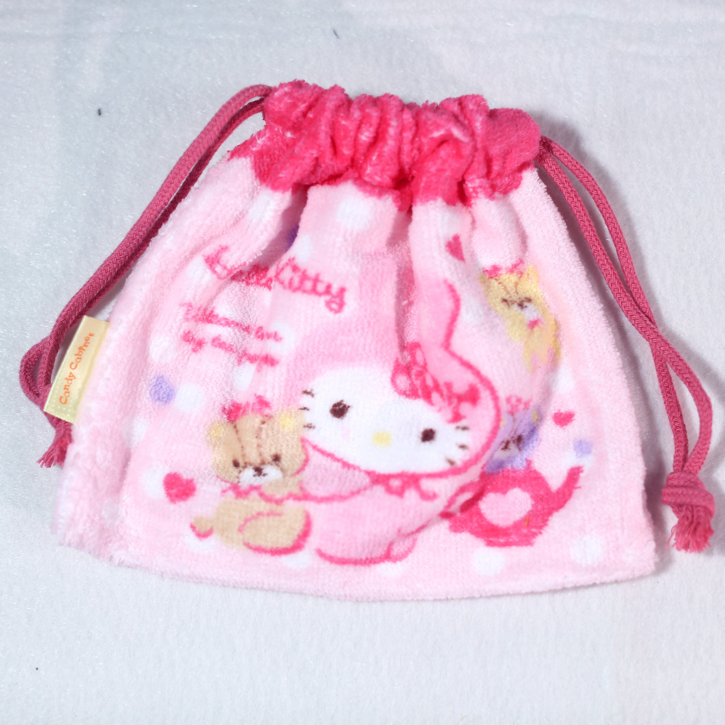 懒蛋蛋日本三丽鸥收纳袋纯棉毛巾材质数据线收纳卫生巾包装