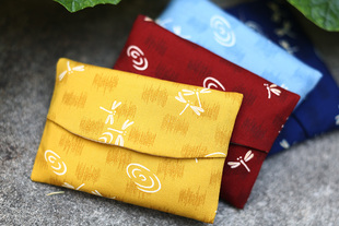 三件包邮!和风纸巾套日本餐巾纸套小包随身携带 男士纸巾套 含纸