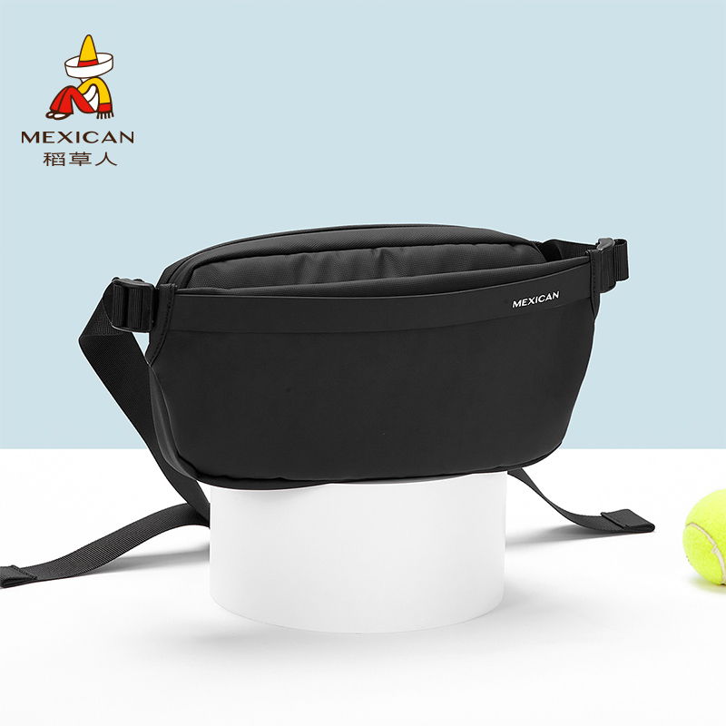 斜挎包运动腰包稻草人