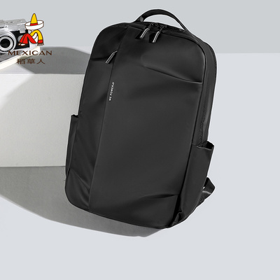 稻草人双肩包男士新款大容量户外旅行背包休闲商务通勤电脑包书包