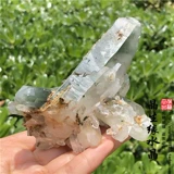 Натуральный кристаллический кластер оригинальных экологических кристаллических цитат