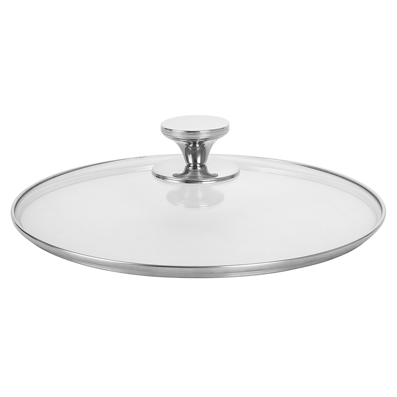 金钥匙玻璃锅盖32cm30cm家用煎锅炒锅可视不锈钢锅盖厨房通用原装