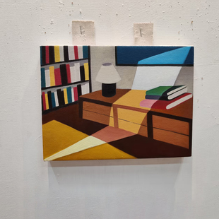 包豪斯光影色块艺术挂画意式极简Ins中古风复古装饰画小众软装画
