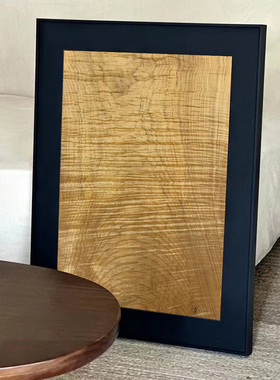 高级感会所中古风装饰画书房餐厅小众DIY树皮挂画艺术ins立体壁画