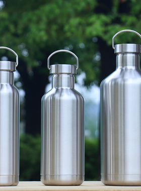 304全不锈钢保温杯户外骑行运动双层水杯大容量车载登山水壶定制