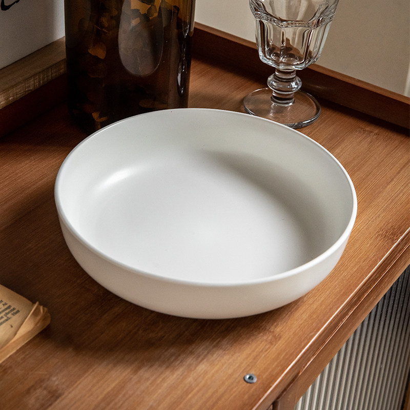 巷子尾〖百搭感超实用大碗〗8英寸陶瓷碗菜碗沙拉碗哑光深盘菜盘,餐饮具,碗,淘宝优惠券,粉丝福利购,淘宝优惠卷