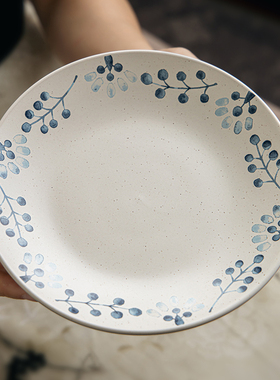 巷子尾〖好看的盘子〗7英寸陶瓷早餐盘法式甜品盘酒店意面盘菜碟