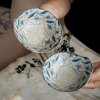 日本进口手柄小碟日式陶瓷酱料碗