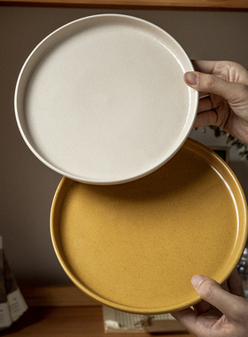 巷子尾〖19.99两个圆盘〗8.5英寸陶瓷盘牛排盘子餐厅意面盘西餐盘