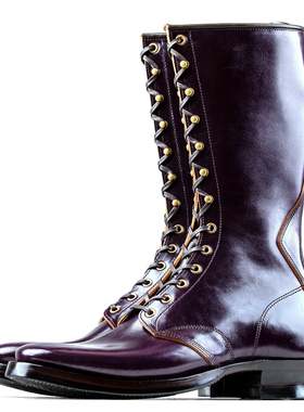 Stringer Boots 13 Eyelets - Viola Horsebutt TPR- xbxs®boots