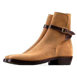 xbxs®boots Jodhpure factory Reverse Kudu Boots Brandy