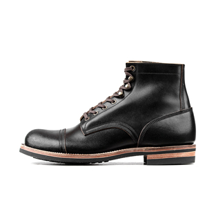 Boot Logging luosjiet®boots Black Flesh Munson Waxed CapToe