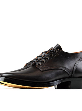 Derby Boots-Hand Dyed Black Tochigi 枥木-xbxs®boots factory