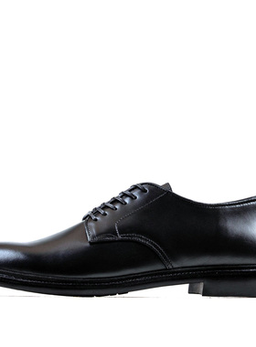 Plain Toe Shoe - luosjiet®shoes - Black OTA Cowhide