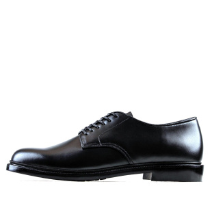 Plain Toe Shoe - luosjiet®shoes - Black OTA Cowhide
