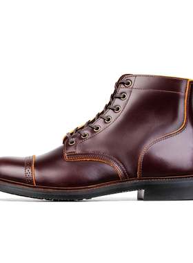Captoe Service Boot-luosjiet®boots-Wine TeaCore OTA Cowhide