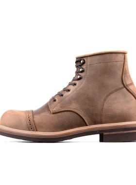 Fight Boot -luosjiet®boots - Tan oiled Nubuck(German）