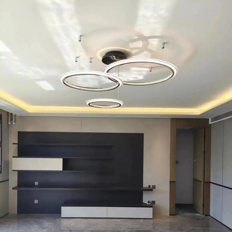 实体店同款客厅灯逐影现代餐厅灯