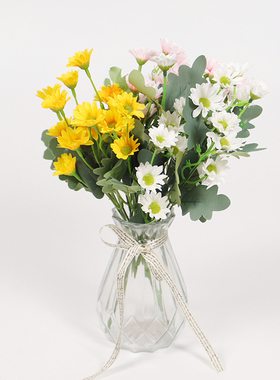 室内布置小菊花花束仿真花摆设