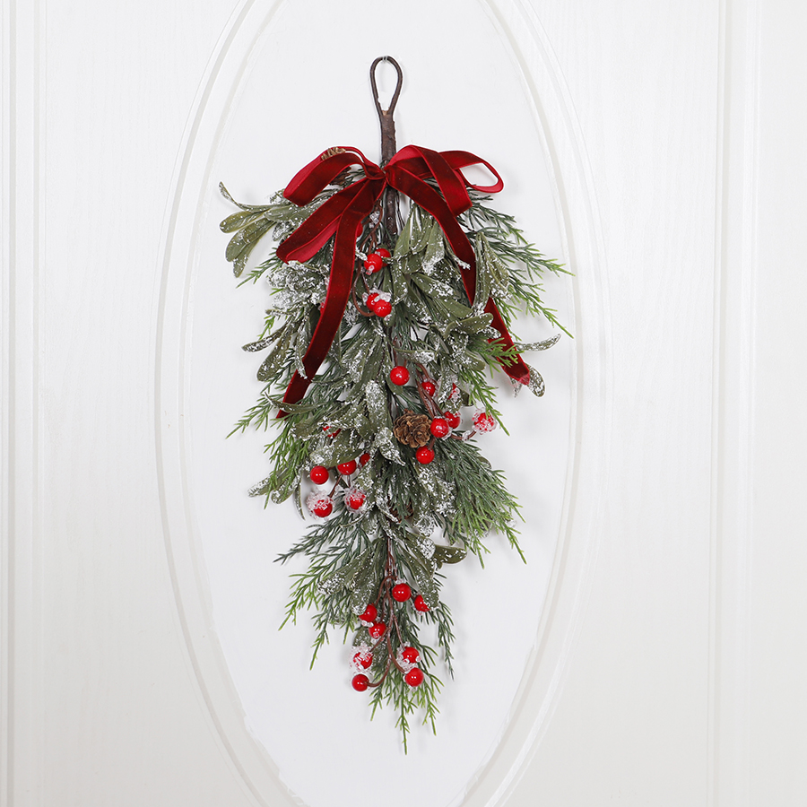 圣诞节红果倒挂树装饰品