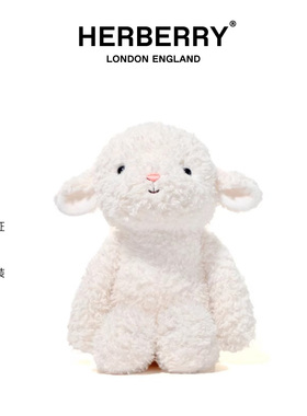 英国HERBERRY巴迪小羊毛绒玩具玩偶安抚娃娃女孩新年礼物