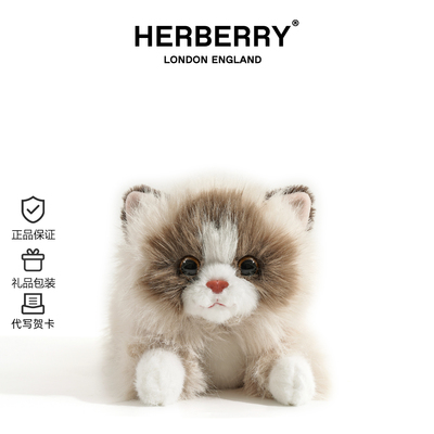 可爱仿真猫咪毛绒布偶猫公仔