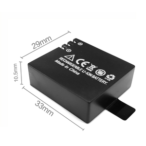 山狗A8 SJ4000 5000 C30F68运动相机电池双座充电器大容量1050mAh