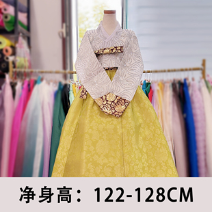 朝鲜族儿童民俗服装演出韩服舞台服女孩122-128