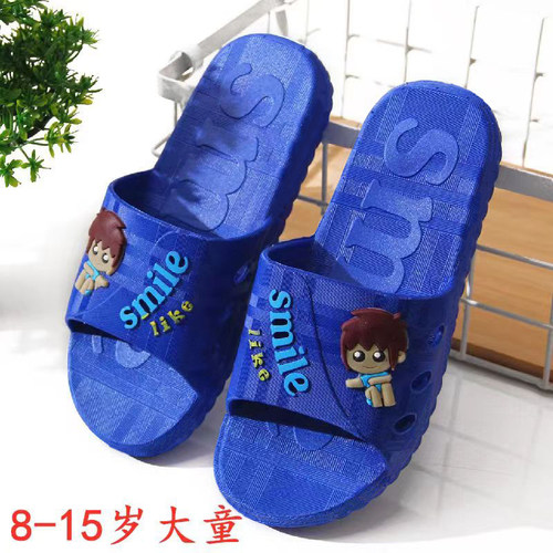夏季卡通风浴室洗澡软底凉拖鞋