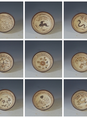 仿古瓷器 宋吉州窑 手绘茶碗 茶盏 饭碗 古董古玩 老货旧货收藏品