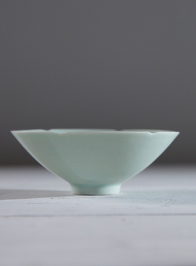 仿古瓷器复古北宋风格斗笠碗古董