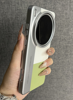 三只鱼【潮牌钻石纹相机壳绿白色】适用于vivox200ultra/x200Pro/x200手机壳新款网红个性电镀防摔保护套男女