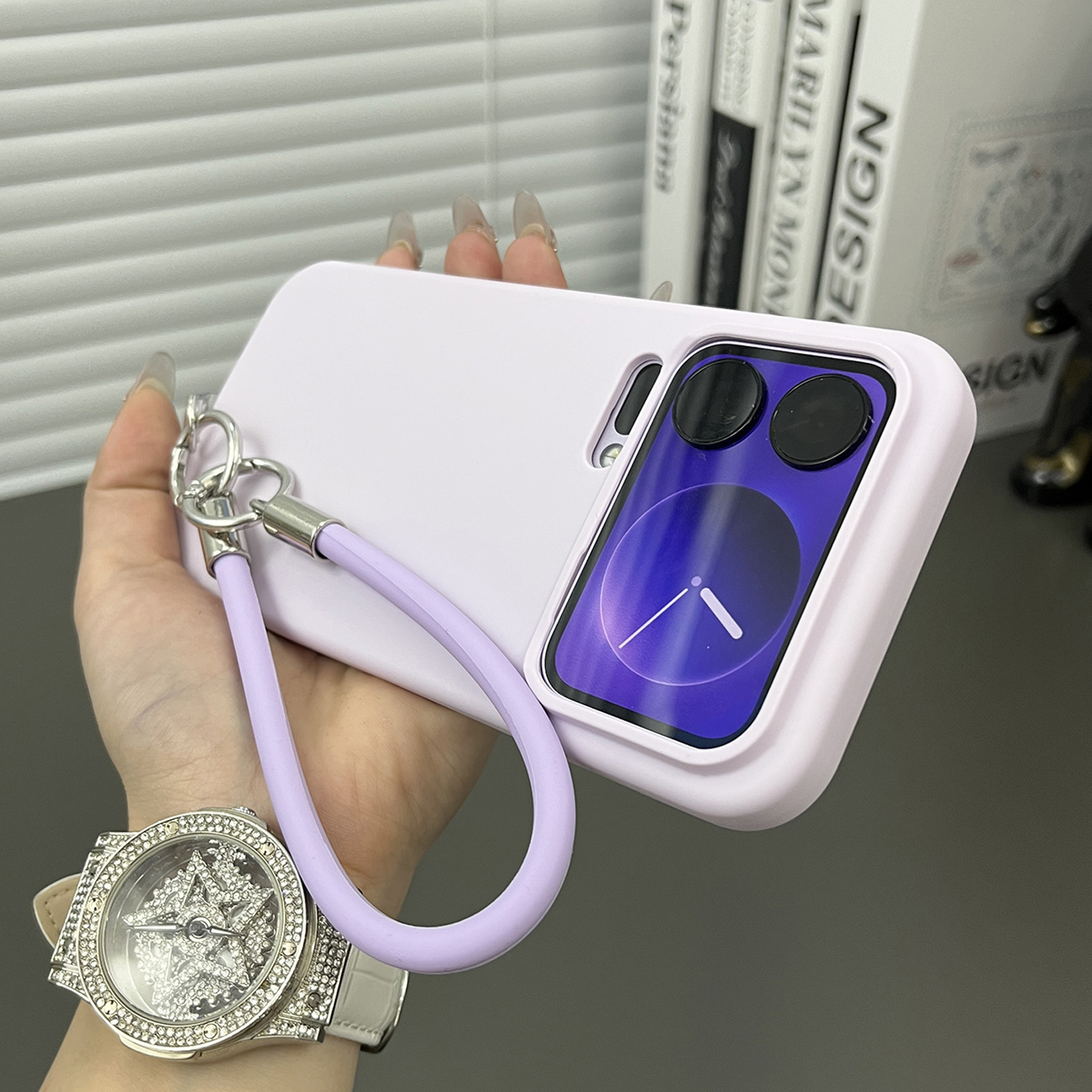 适用于小米17promax手提绳手机壳