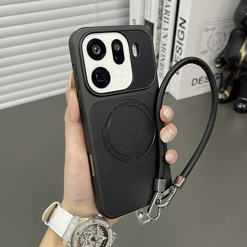 适用oppofindx9pro手提绳手机壳