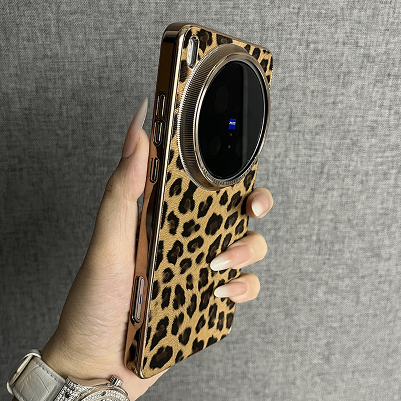 适用vivox200ultra豹纹手机壳