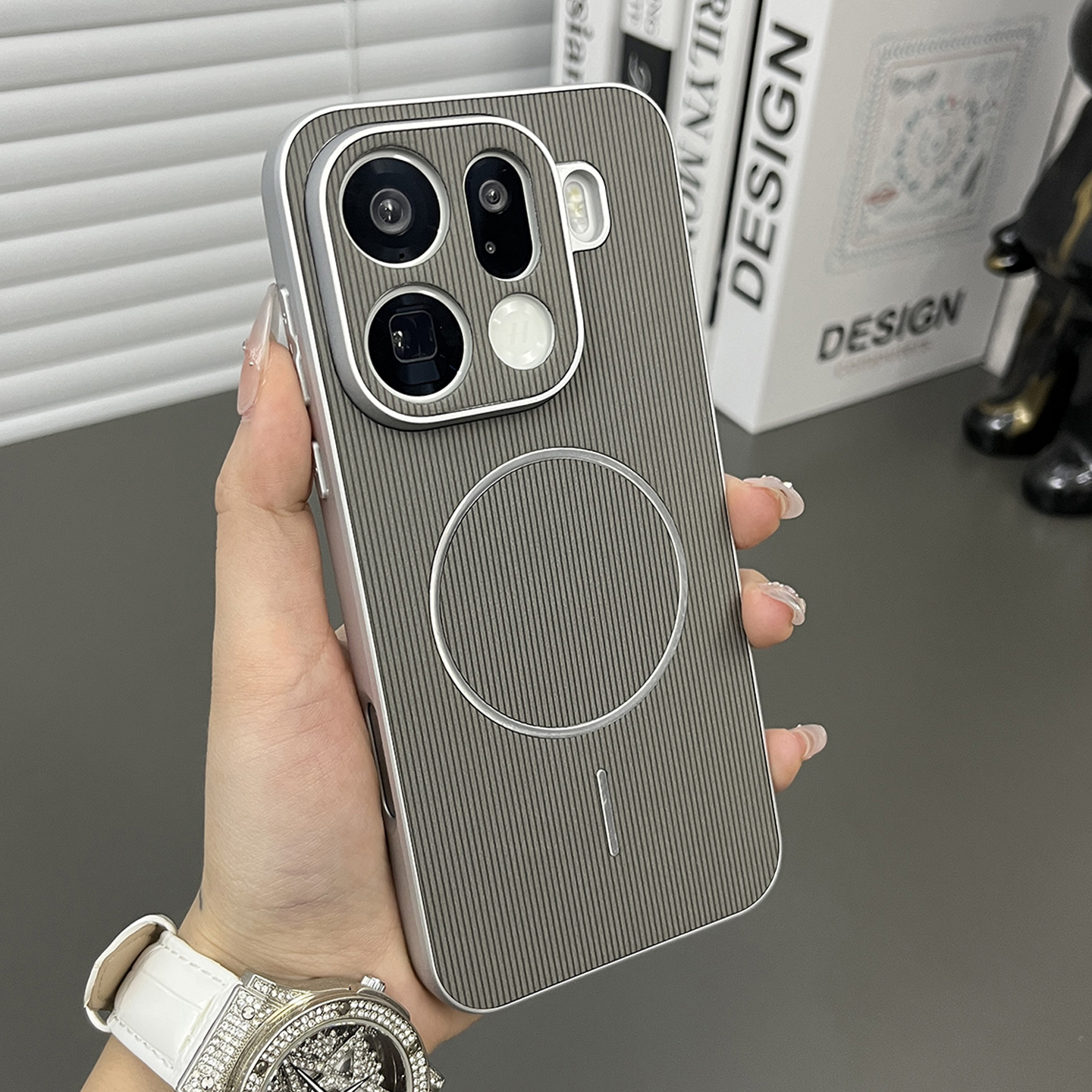 适用于oppofindx9pro磁吸手机壳